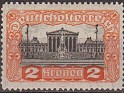Austria - 1919 - Architecture - 2 Kronen - Multicolor - Austria, Architecture - Scott 219 - Building of Parliament - 0